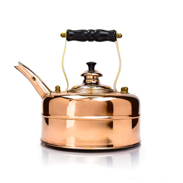 Richmond Copper Whistling Tea Kettle for Gas Stovetops – J.L. Hufford