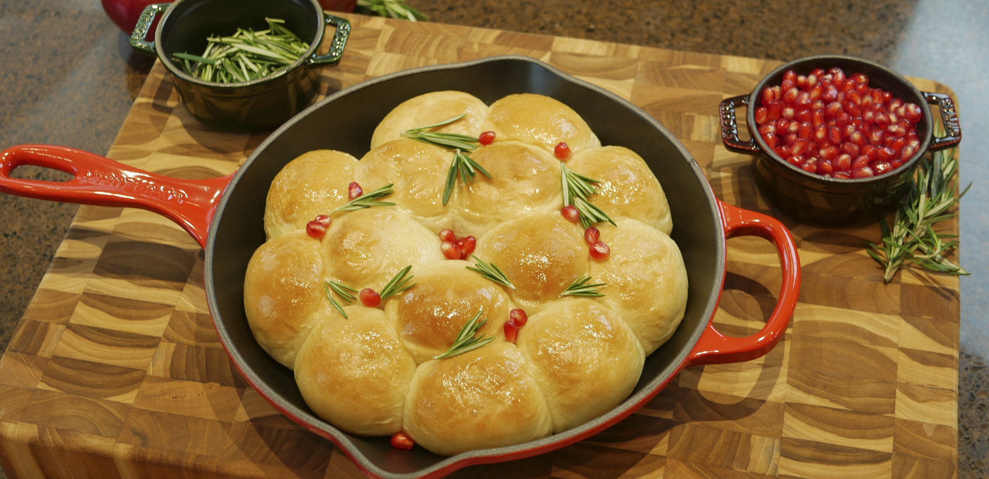 Christmas Bread Wreath