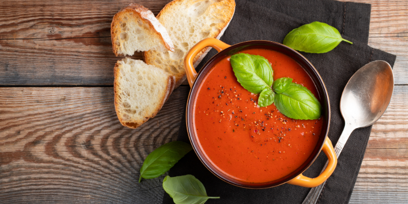 Recipe:  Classic Tomato Soup Made with Vitamix