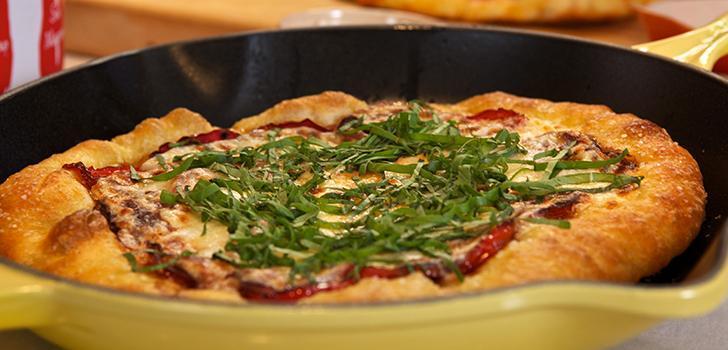 Cast Iron Pizza At Home