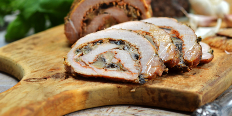 Stuffed Pork Tenderloin Roll