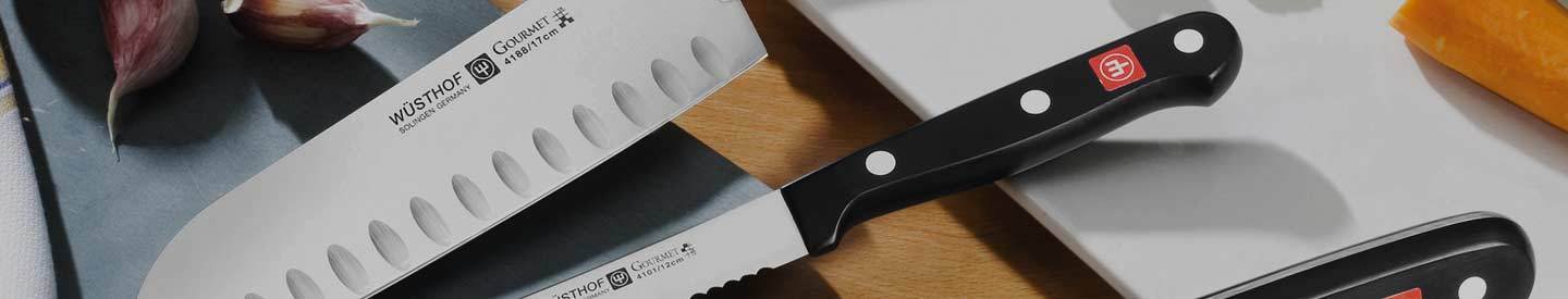 Various Wusthof Gourmet Knives