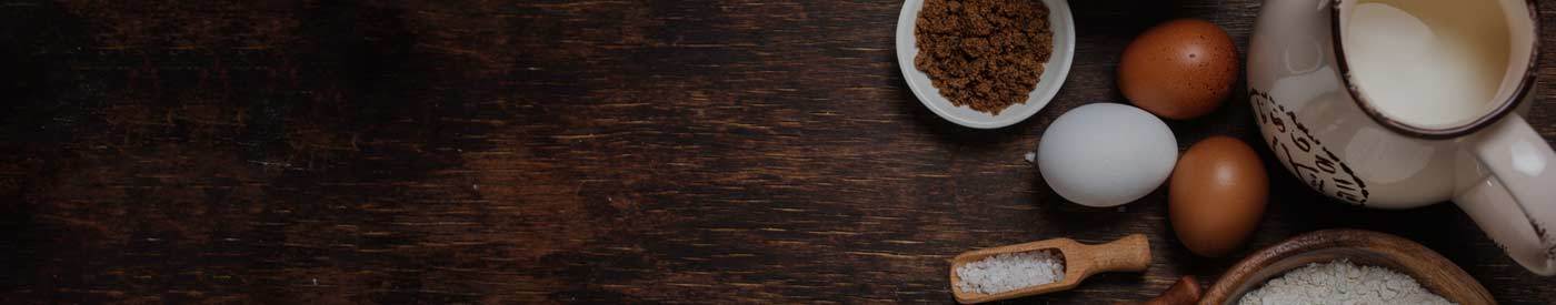 Baking Ingredients on a Countertop