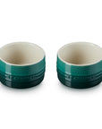 Le Creuset Stoneware Round Ramekin Straight Wall Set of 2, 6.75 oz. each