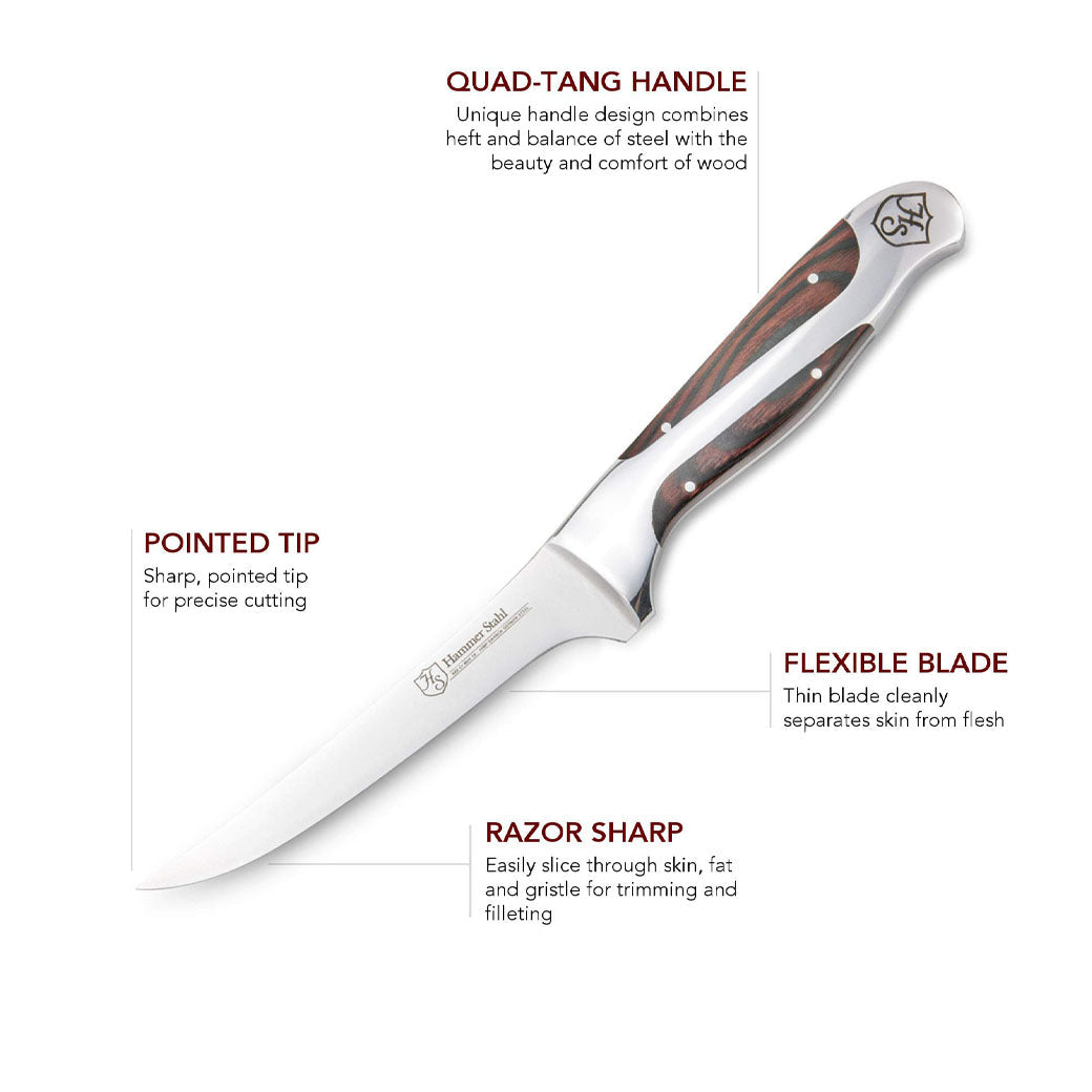 Hammer Stahl 6" Boning Knife | J.L. Hufford