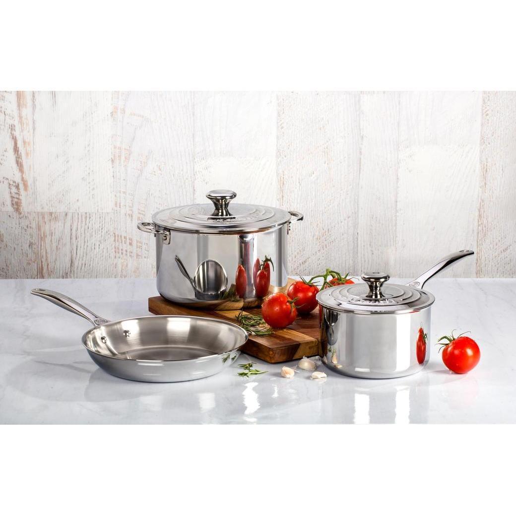 Le Creuset 5 Piece Stainless Steel Cookware Set - J.L. Hufford