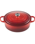 Le Creuset  6.75 qt Signature Cast Iron Wide Round Dutch Oven