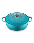 Le Creuset  6.75 qt Signature Cast Iron Wide Round Dutch Oven