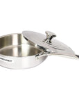 Le Creuset Tri-Ply Stainless Steel Saute Pan, 3 qt.