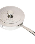 Le Creuset Tri-Ply Stainless Steel Saute Pan, 3 qt.