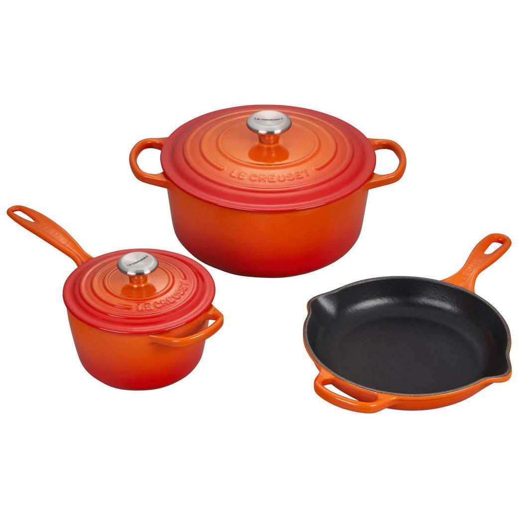 Le Creuset 5-Piece Signature Enameled Cast Iron Set - J.L. Hufford