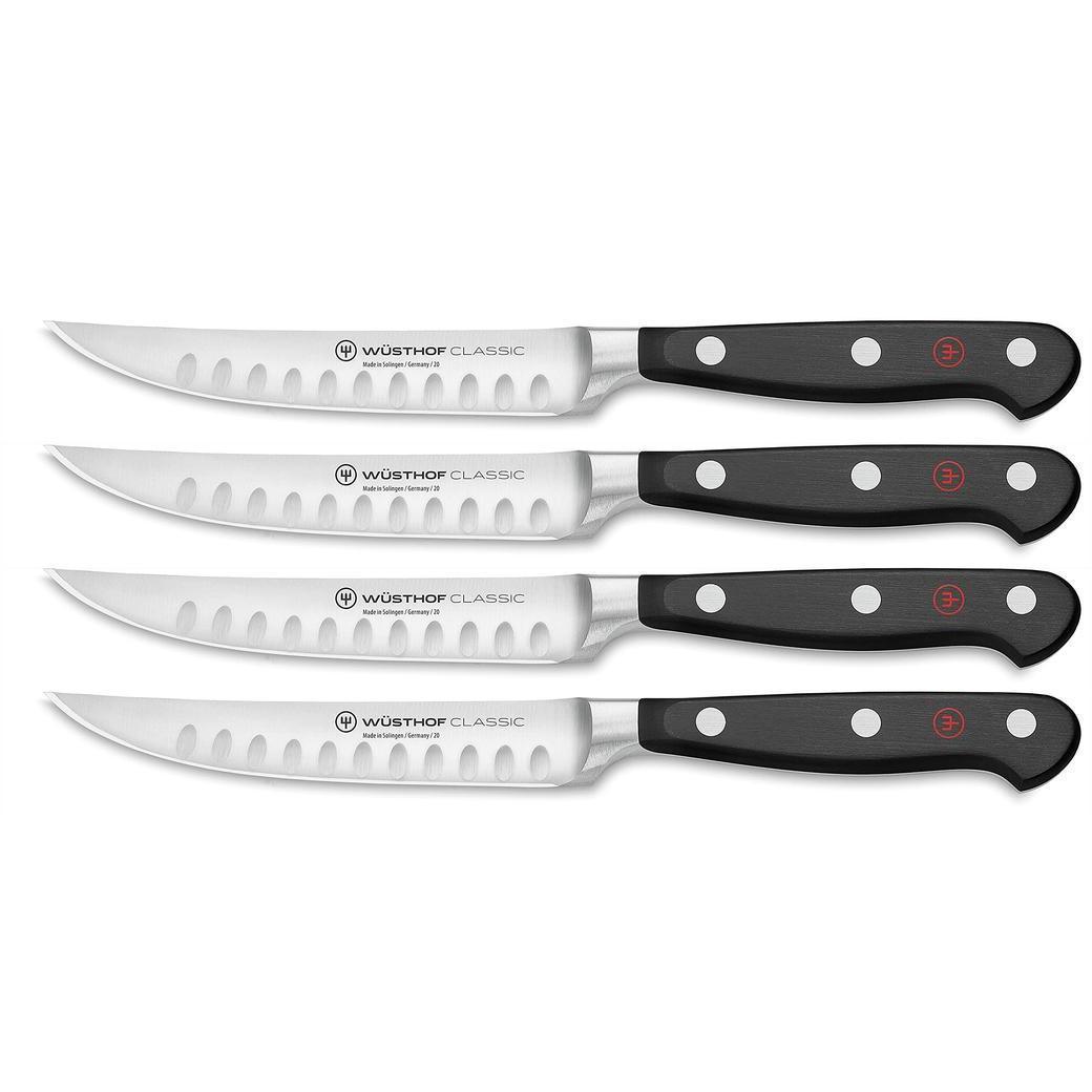 Wusthof Classic 4-piece Hollow Edge Steak Knife Set - J. L. Hufford