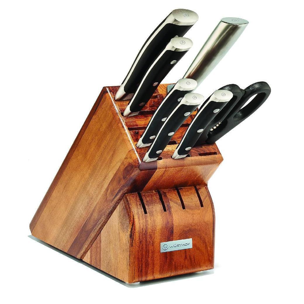 Wusthof Classic Ikon 8-piece Knife Block Set - Acacia - J. L. Hufford