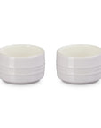 Le Creuset Stoneware Round Ramekin Straight Wall Set of 2, 6.75 oz. each