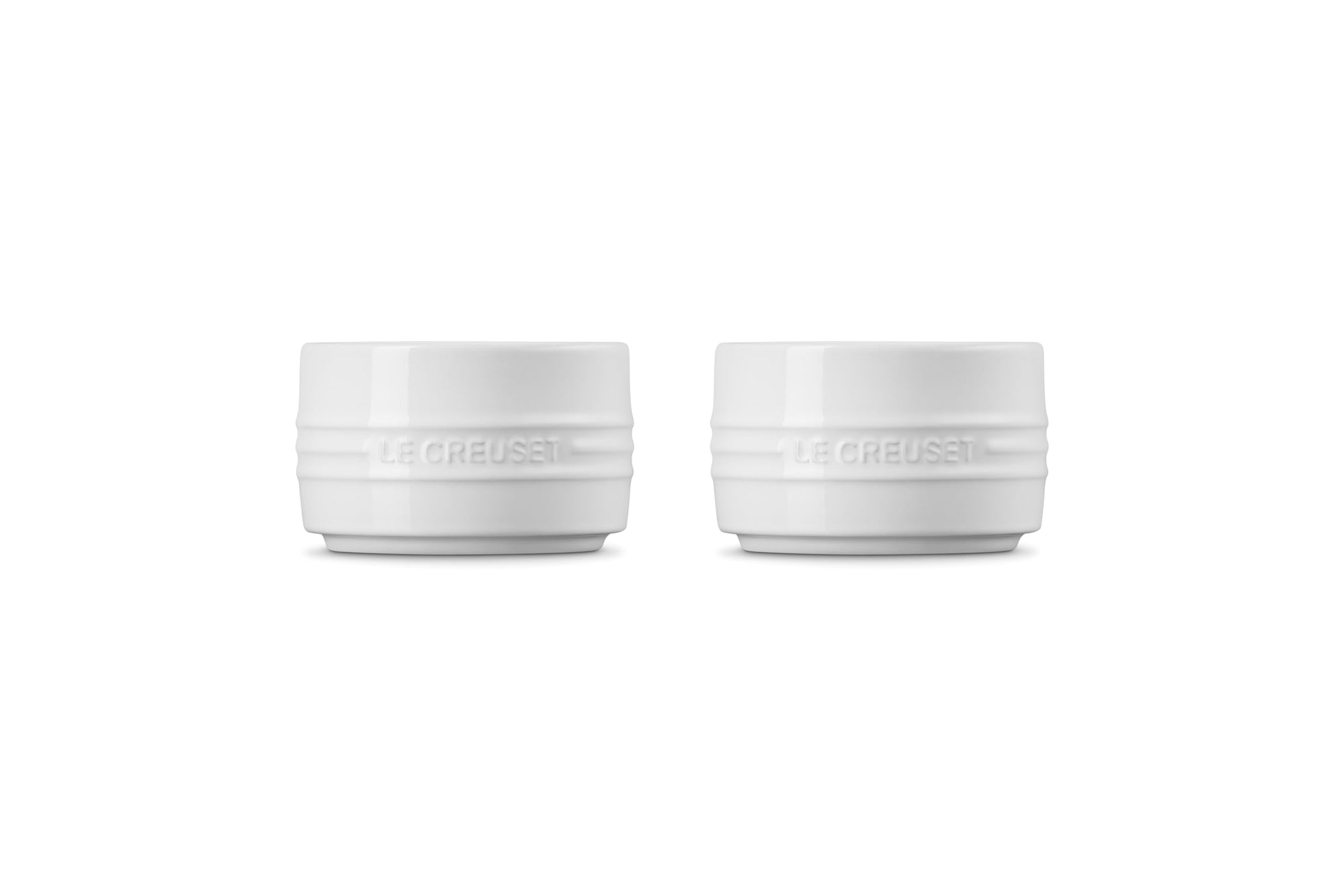 Le Creuset Stoneware Round Ramekin Straight Wall Set of 2, 6.75 oz. each