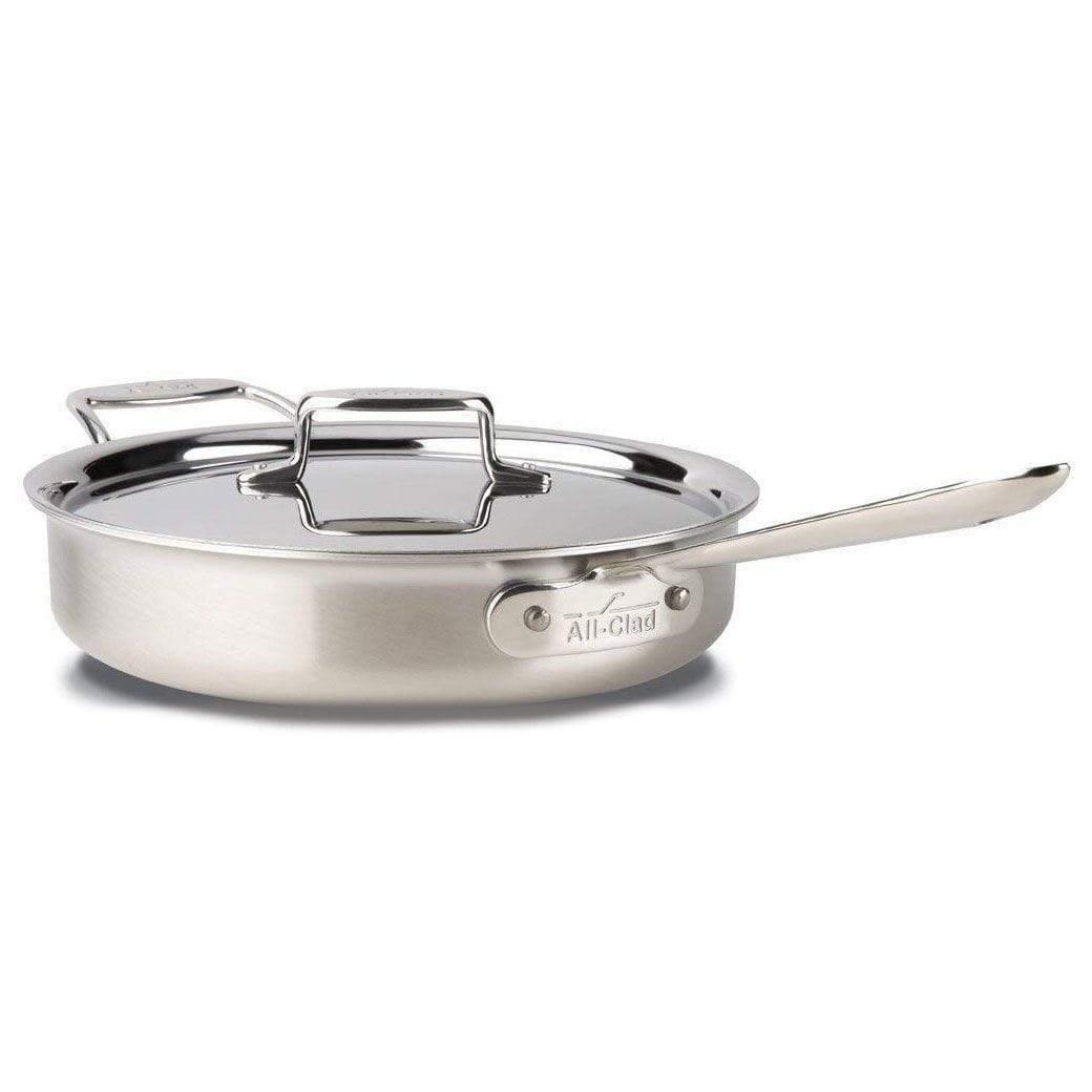 All-Clad d5 Brushed Stainless Sauté Pan - Discover Gourmet