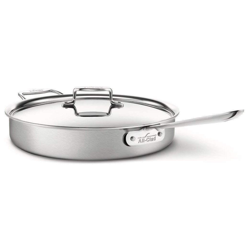 All-Clad d5 Brushed Stainless Sauté Pan - Discover Gourmet