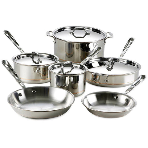 All-Clad Copper Core 10 Piece Cookware Set