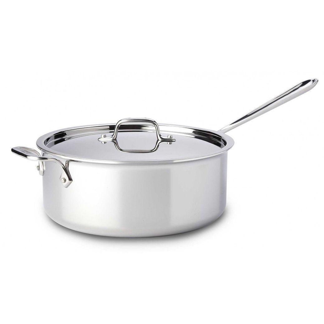 All-Clad Stainless 6 qt Deep Saute Pan - Discover Gourmet