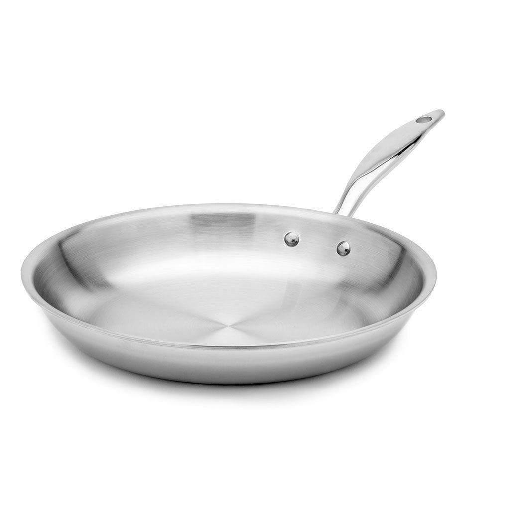 Heritage Steel Enhanced 5-ply Stainless Fry Pan - J.L. Hufford