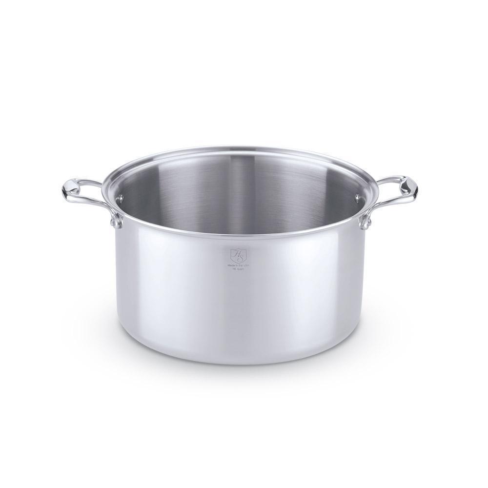 Heritage Steel 5-ply Stainless Stock Pot - J.L. Hufford