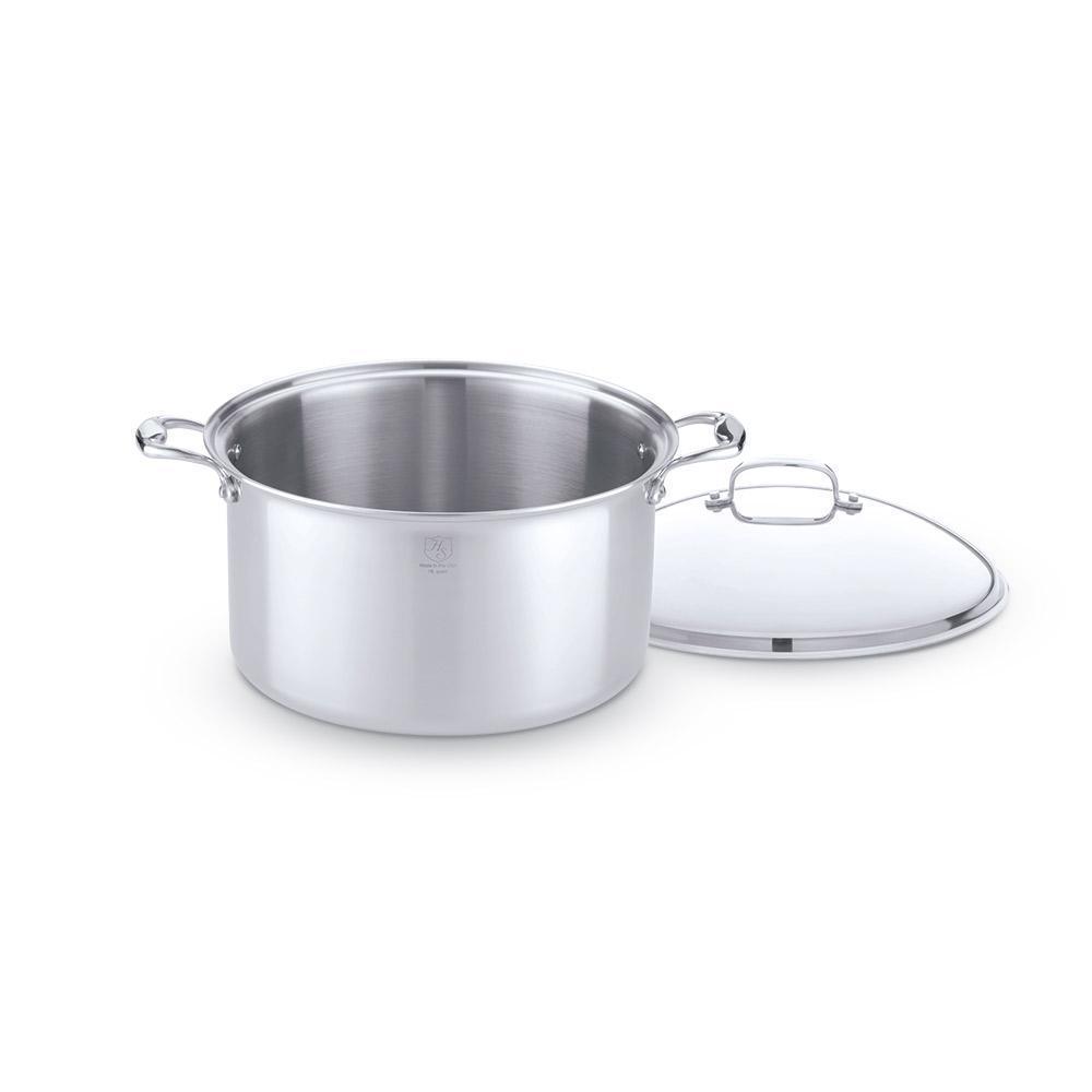 Heritage Steel 5-ply Stainless Stock Pot - J.L. Hufford