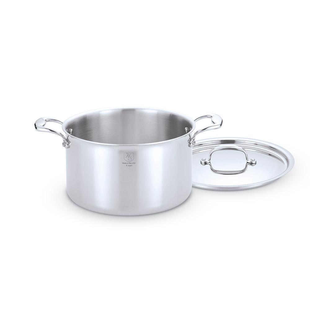 Heritage Steel 5-ply Stainless Stock Pot - J.L. Hufford