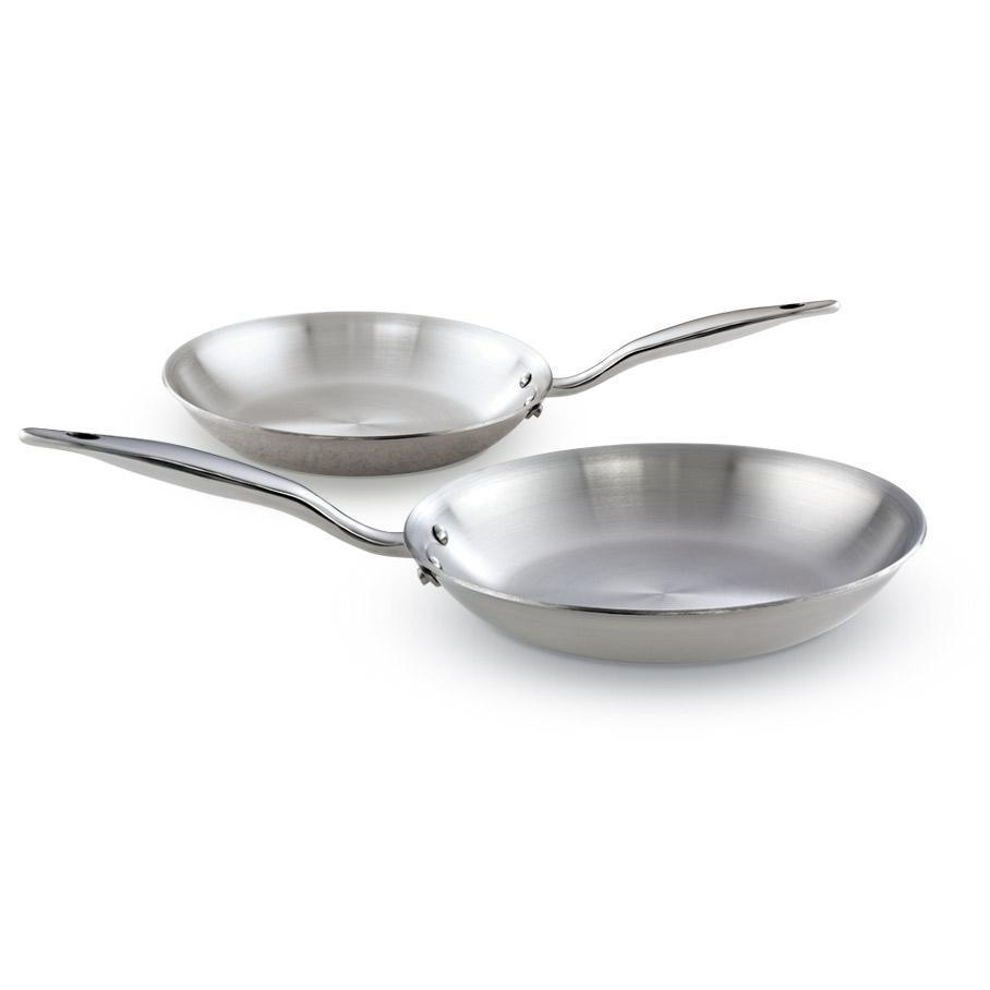 Heritage Steel 5-ply Stainless Fry Pan Set - 8.5″ & 10.5″ - J.L. Hufford