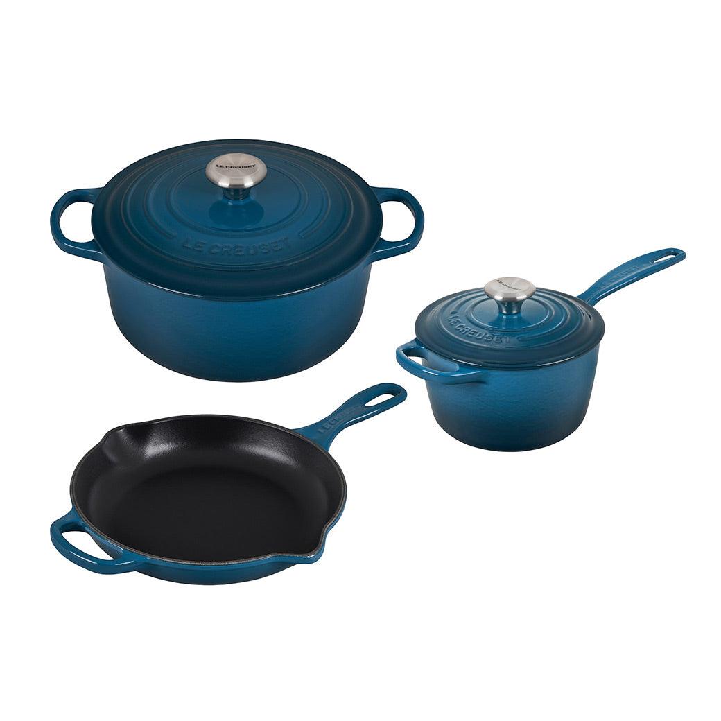 Le Creuset 5-Piece Signature Enameled Cast Iron Set - J.L. Hufford