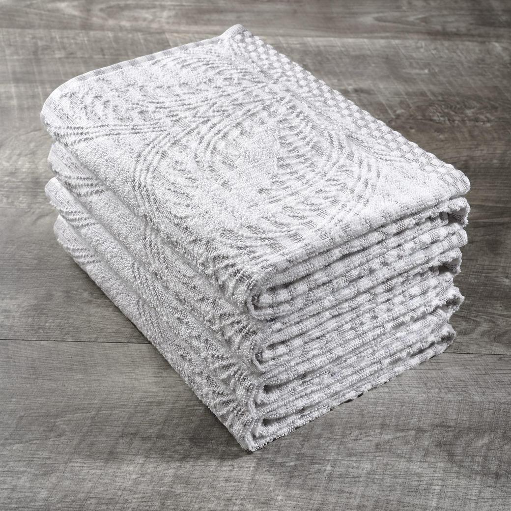 Delilah Home 100% Organic Cotton Kitchen Towels, set of 4 - J.L. Hufford