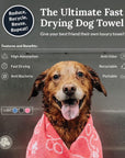 Drytek by Delilah 100% Recycled Performance Pet Towel, 30" X 54"