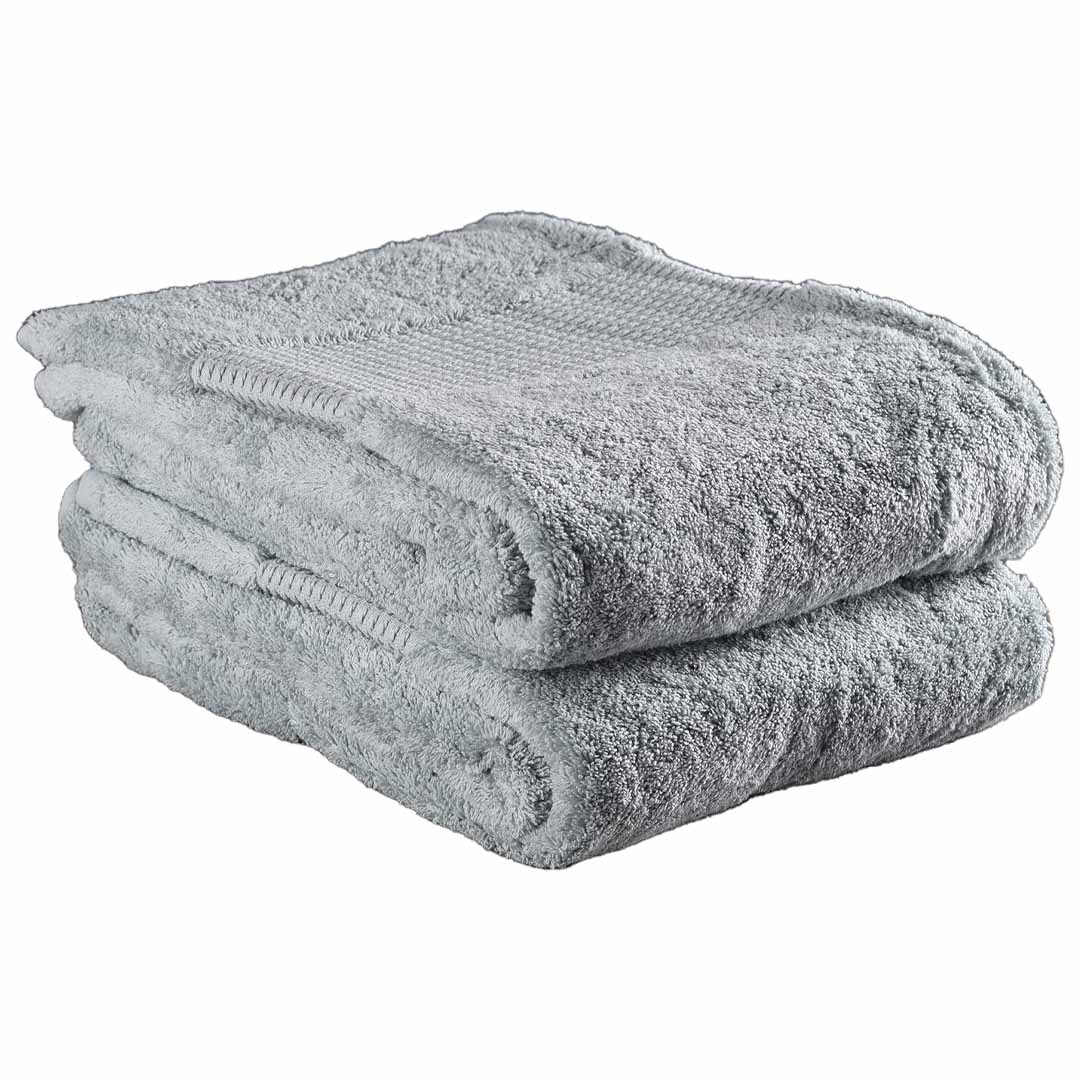 Delilah Home 100% Organic Cotton Face Towels, set of 2 - Mineral Green | J.L. Hufford