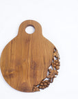 Kril Carved Teak Cutting/Serving Board