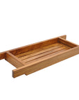 30" Dugway Teak Tub Caddy