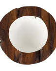 Lindsey Extra Large Teak Bowl with White Interior