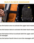 EUME Genx Massager 15.6 inch Laptop Backpack and 26 LTR Backpack with 2 Port USB Charging (Orange)