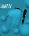 EUME- Sapphire 20 ltr ANTI-STRESS In-built MASSAGER Laptop Backpack with 2 USB Port (Sky Blue)