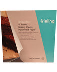 Frieling Unbleached Parchment Paper, Box of 50 pre-cut 9" Round Sheets