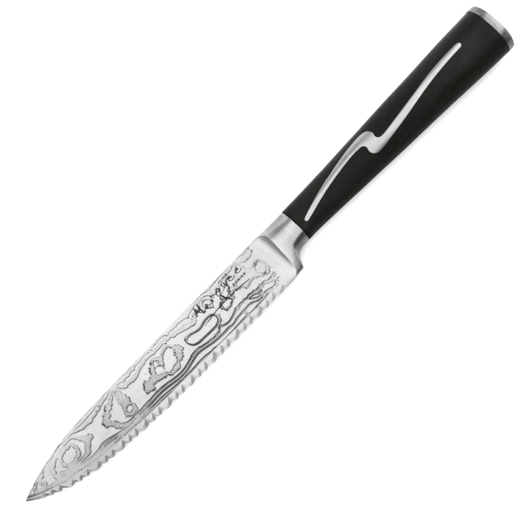 Ginsu Forged Marquee 5″ Serrated Utility Knife - J.L. Hufford