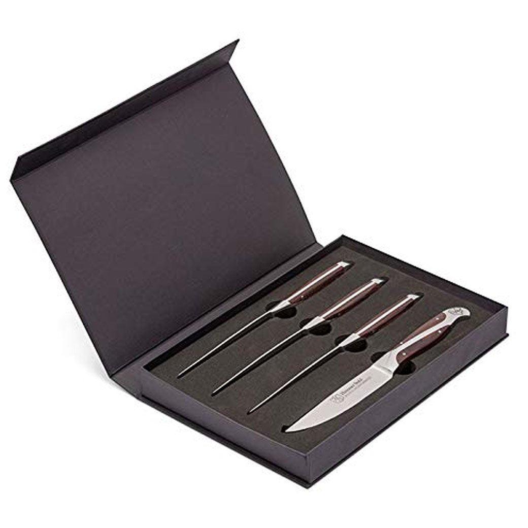 Hammer Stahl 4-Piece 5″ Robust Steak Knife Set - J.L. Hufford