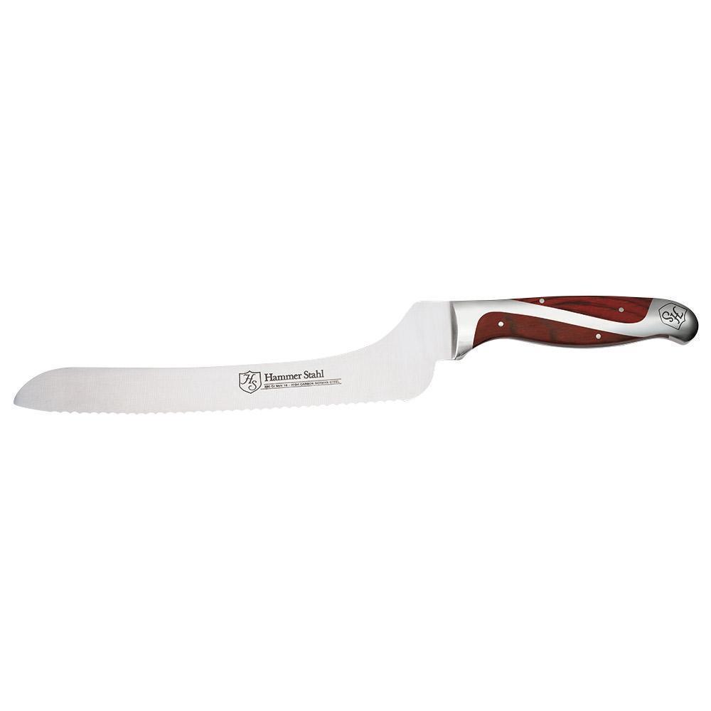 Hammer Stahl 9″ Offset Bread Knife - J.L. Hufford