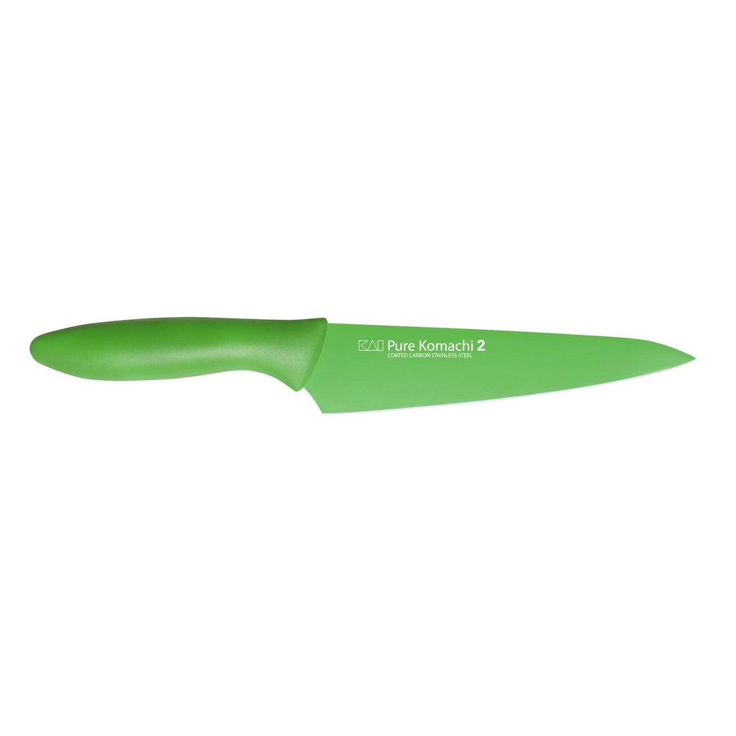 Kai Pure Komachi 2 Utility 6″ w/Sheath (Emerald) - Discover Gourmet