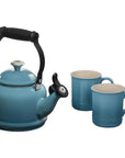 Le Creuset Demi Kettle & 2 Mug Set