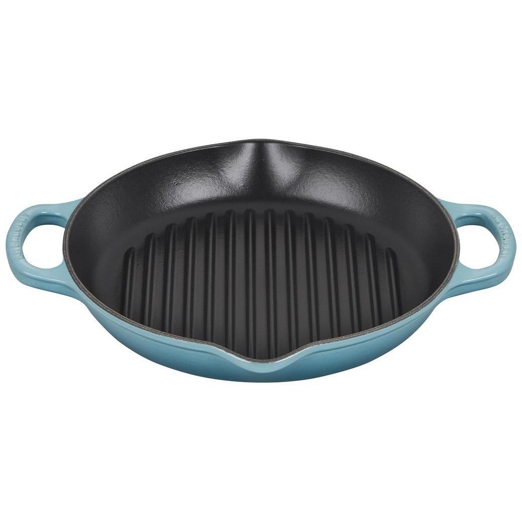 Le Creuset Signature 9.75″ Deep Round Grill Pan - J.L. Hufford