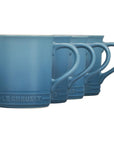 Le Creuset Stoneware Set of 4 (14 oz.) Mugs - J.L. Hufford