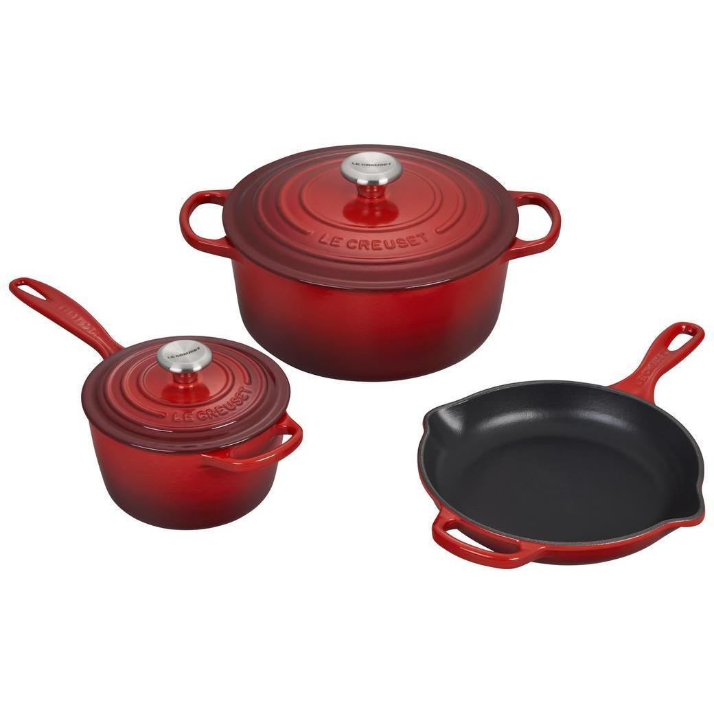 Le Creuset 5-Piece Signature Enameled Cast Iron Set - J.L. Hufford