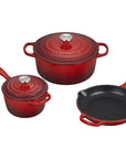 Le Creuset 5-Piece Signature Enameled Cast Iron Set - J.L. Hufford