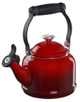 Le Creuset Enamel On Steel Demi Tea Kettle with Metal Finishes, 1.25 qt