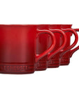 Le Creuset Stoneware Set of 4 (14 oz.) Mugs - J.L. Hufford