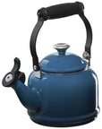 Le Creuset Enamel On Steel Demi Tea Kettle with Metal Finishes, 1.25 qt